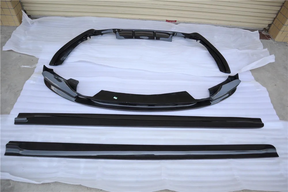 3D Front Lip, Side Skirts, Rear Diffuser for F85 X5M F86 X6M Carbon Fiber Material